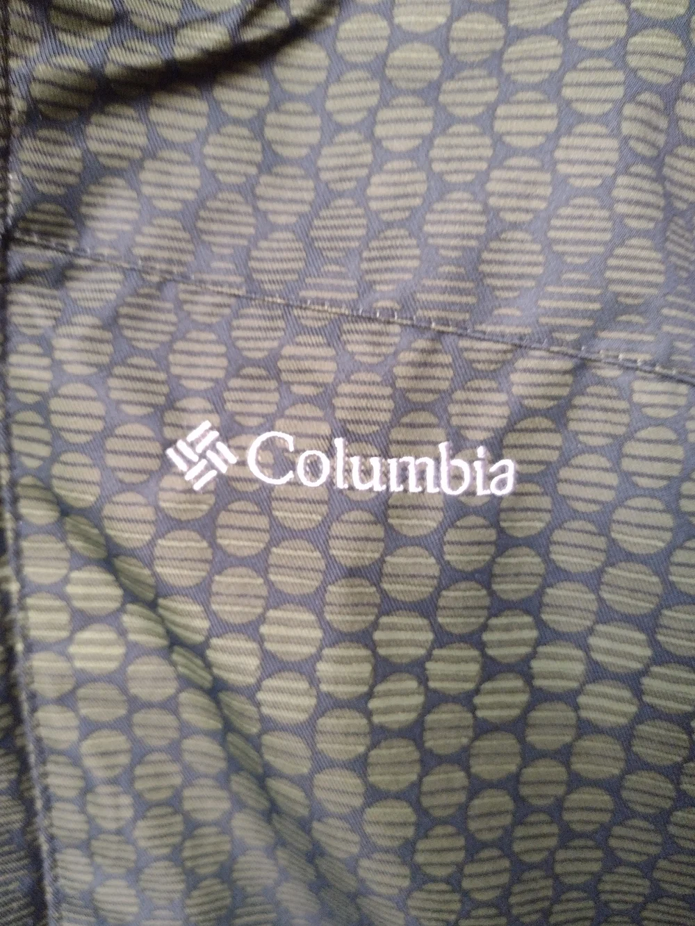 Columbia raincoat green